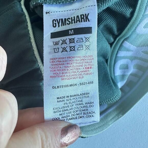 Gymshark Green Recess Joggers Slim Fit Athletic Gym Track Pants Womens Medium - Picture 6 of 6